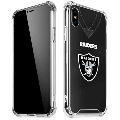NFL Las Vegas Raiders Team Jersey iPhone XS Max Clear Case